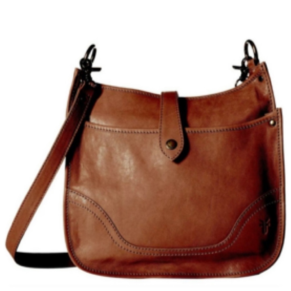 FRYE leather crossbody.  Used, excellent condition